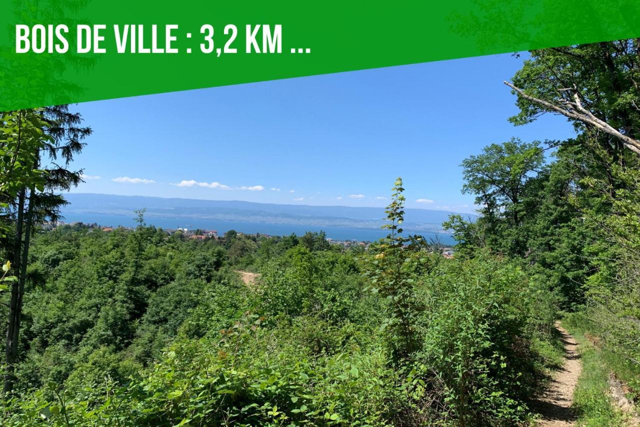 Apartmán Viva Leman- Hypercentre - Vue Panoramique- Parking - Wifi Thonon-les-Bains Exteriér fotografie